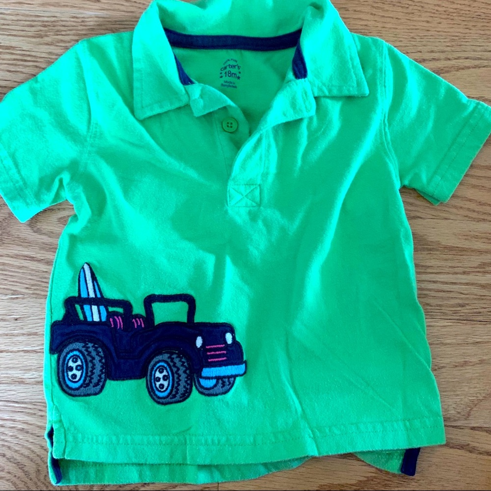 Green Polo Jeep Shirt